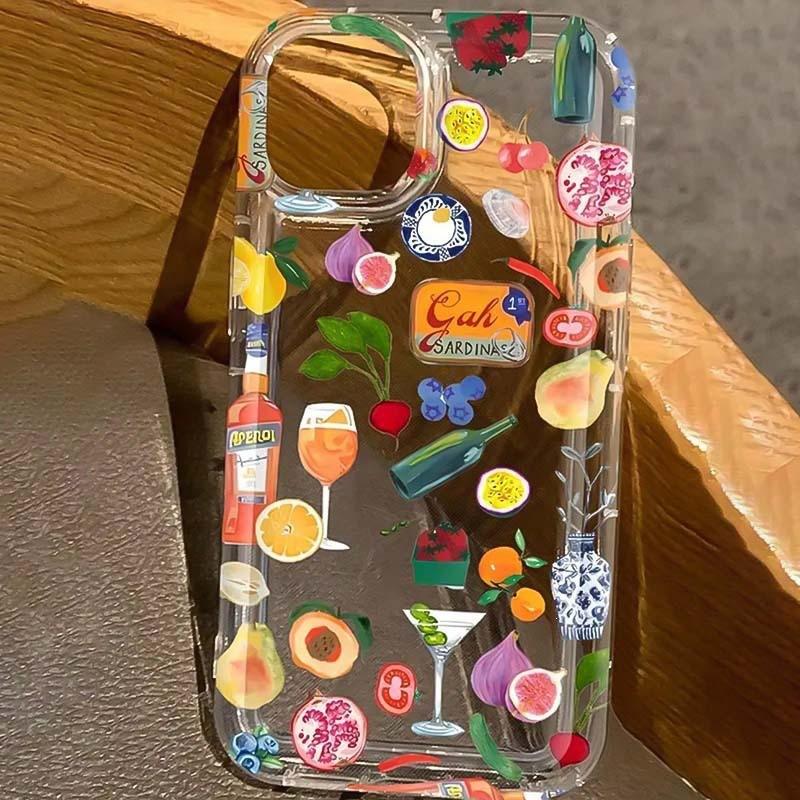 Fruit reception party suitable for Apple 16promax new 15 mobile phone case 11pro soft iPhone14/1312