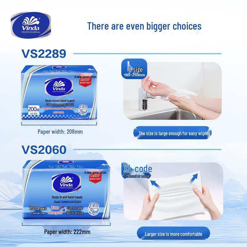 Vinda Absorbent Pull-Out Hand Towel Paper
