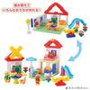 Bandai Blocklabo Block Lab Build a Bread Factory and a Big House! Anpanman Block Bucket, Ages 3 and Up