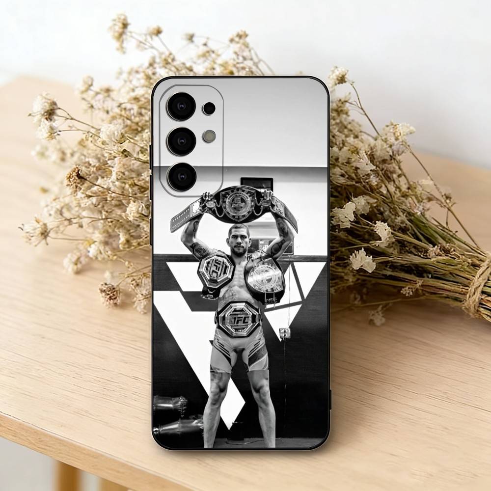 

Pereira-s Alex Fighting Phone Case Black Silicone Soft For Samsung S25,S24,S21,S22,S23,S30,Ultra,S20,Plus,Fe,Lite Samsung S22plus5G
