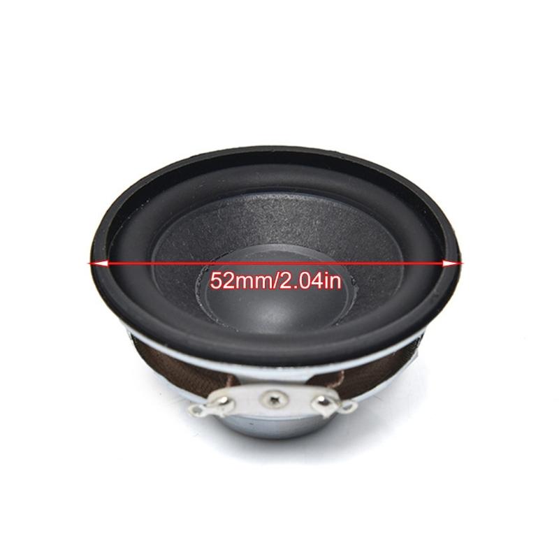 Internal Speakers 52mm 3Ohm 5W Portable Speakers Multimedia Speakers Round Shape Speakers Portable Speakers Replacement