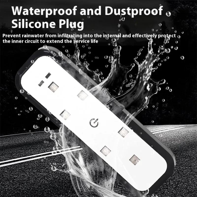 2/1 pz Luci per Portiere Auto Magnetica LED Lampeggiante di Avvertimento Luce di Benvenuto Intellisense Apertura Porta Lampeggio Rapido Lampada Segnale Anticollisione