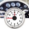 2in Universal 0‑12 Hourmeter Clock Instrument Panel Gauges Display Red Backlight 12V 24V for Car Boat Yacht