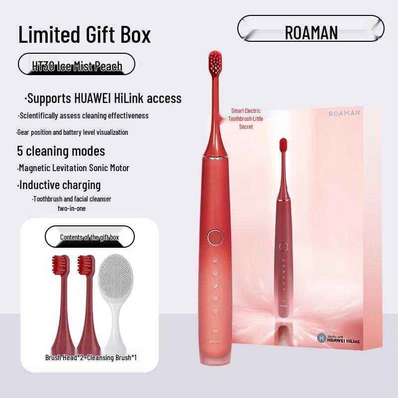 ROAMAN HT30 Smart Sonic Electric Toothbrush Gift Set