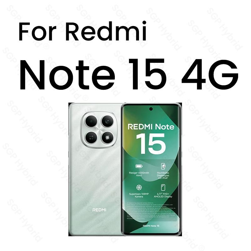 For Redmi Note 15 Pro 5G 4G Case Clear Crystal TPU Soft Cover Redmy Note15Pro Note15 Pro+ Pro Plus Transparent Shockproof Coque