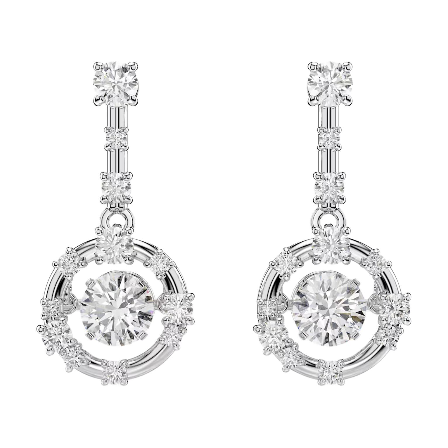 

Swarovski Constella Earrings Inspired By Stars Women earrings White 5738194 Box (Random Color)