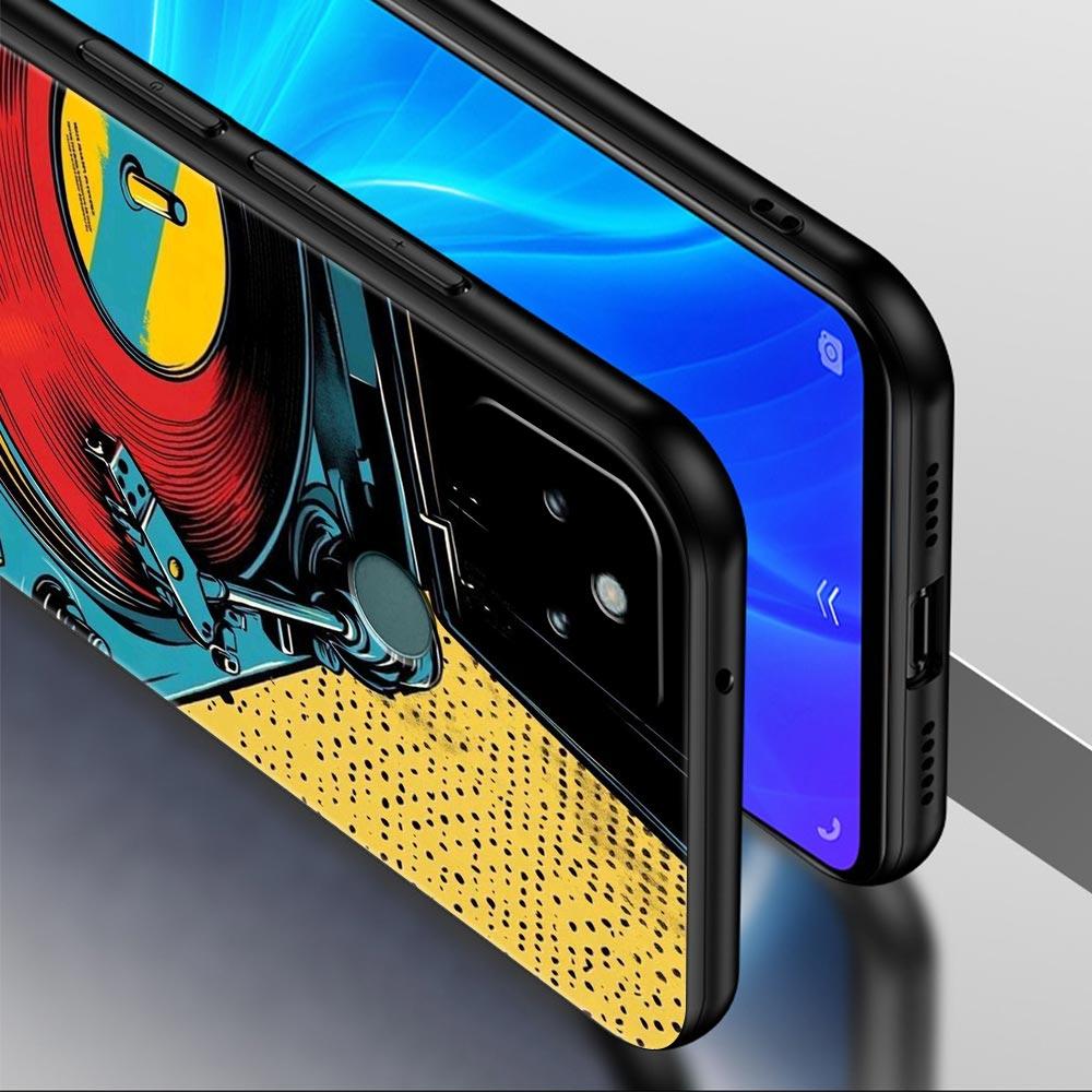 Retro Recording Device Phone Case Cover for Google Pixel 10 9 8 7 6 9A 8A 7A 6A Pro Shockproof Soft TPU 9 Pro XL Shell Capas Bag