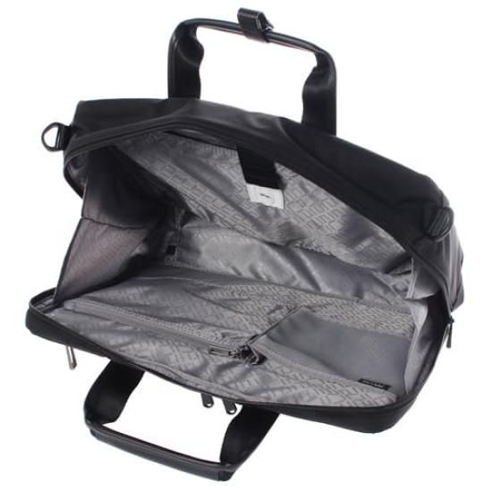 Ace Gene Flexlite Fit Lätt Affärsväska, 41 cm, B4-storlek, Enkelt Fack, Datorförvaring, 54558 01 (Svart)