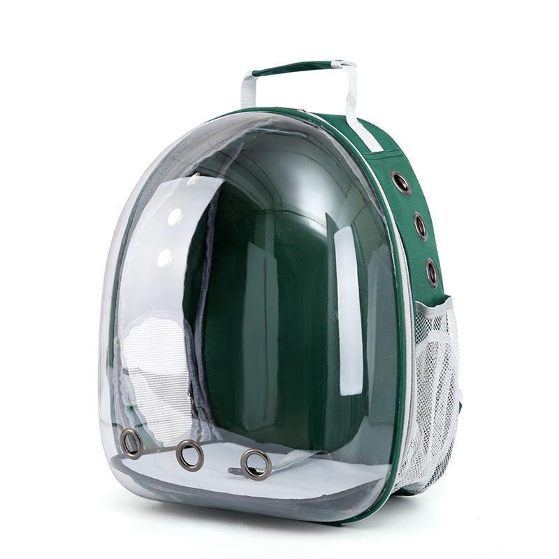 Portable Transparent Cat Backpack: Breathable, Spacious Double-Shoulder Pet Carrier