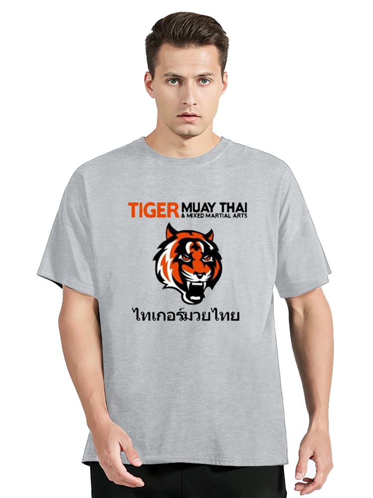 Fashion Tiger Muay Thai Mma Gym Kick Boxing Martial Arts T Shirt Men Cotton T-shirt Clothing Oversized Tops Cool TShirt