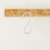 Stylish Matte Finish Aluminum S Hooks for Kitchen and Home Use 10 Pack