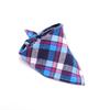 Dog Bandanas Clothes for Small Dogs Saliva Towel Scottish Theme Neckerchief Bow Tie Collars Reversible Bibs Decor Kerchief Set