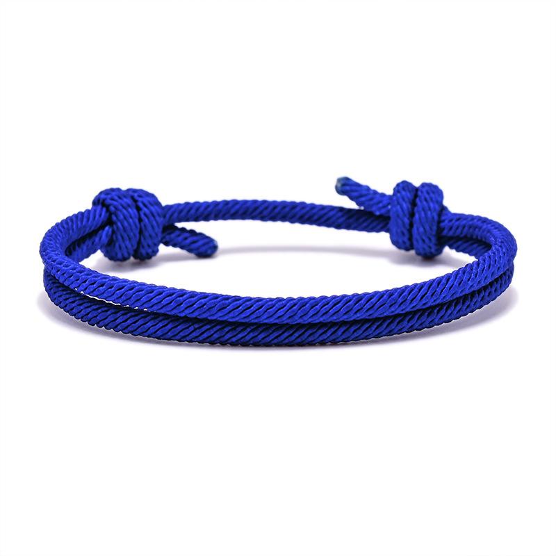 Meetvii Simple Milan Rope Bracelets Men Women Handmade Adjustable Red Thread Couple Bracelets Best Friend Gift Jewelry