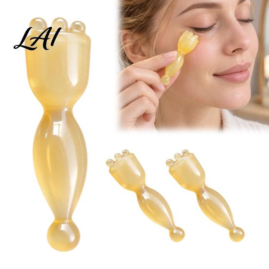 Eye Contour Massager 2Pcs Double-Ended Massage Stick Face & Sculpting Tool Facial Puffiness Relief Stick Wand for Tired Eyes Relief Reduce