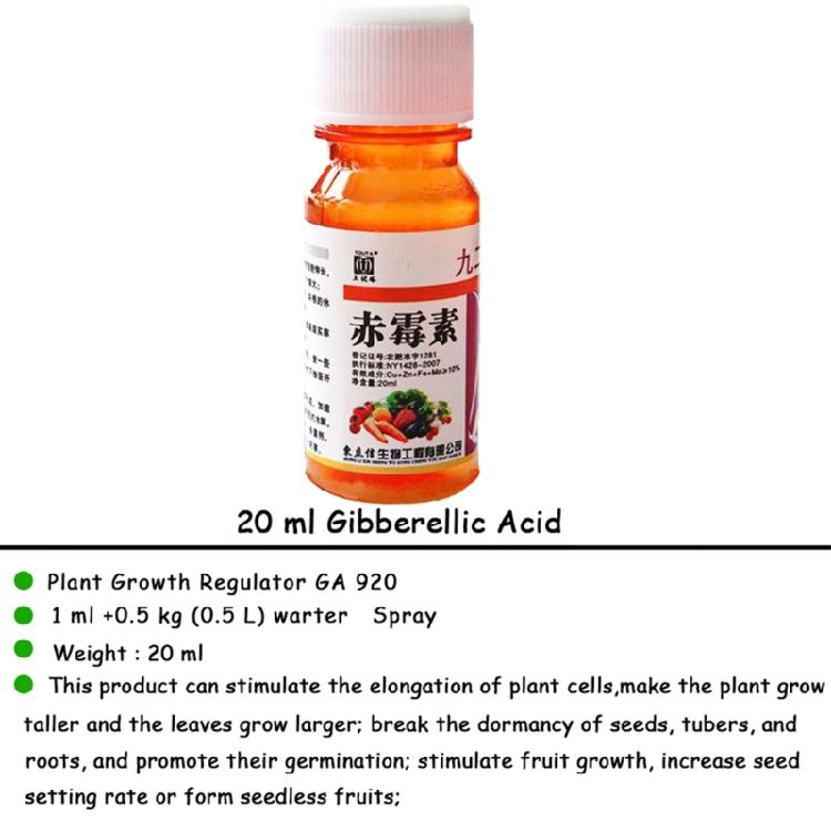 20ml Gibberellic Acid Liquid Garden Farm Backyard Plants Growing Necessary