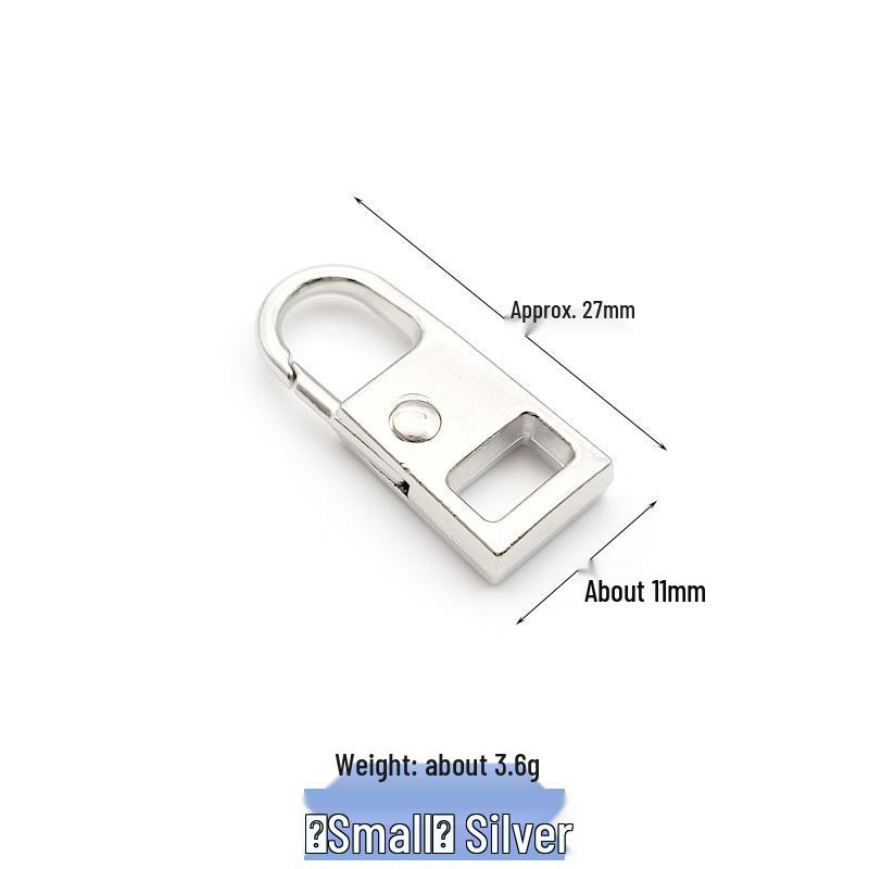 Tool-Free Metal Zipper Puller for Luggage, Bags, Jackets, Clothes, and Shoes