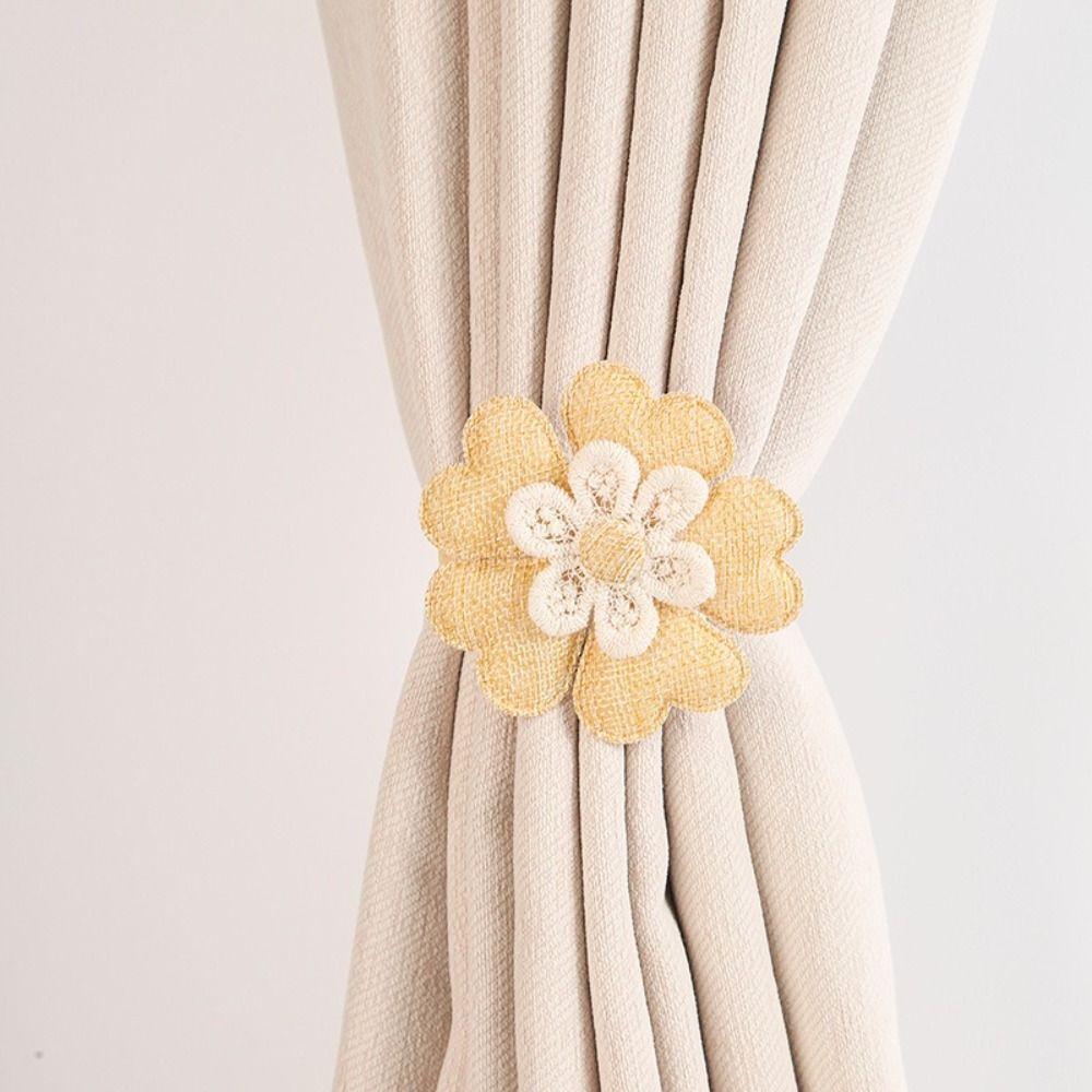Fivelas Magnéticas para Cortinas de Janela Cordões Trançados à Mão Porta-Cortinas Novo Amarra-Cortinas