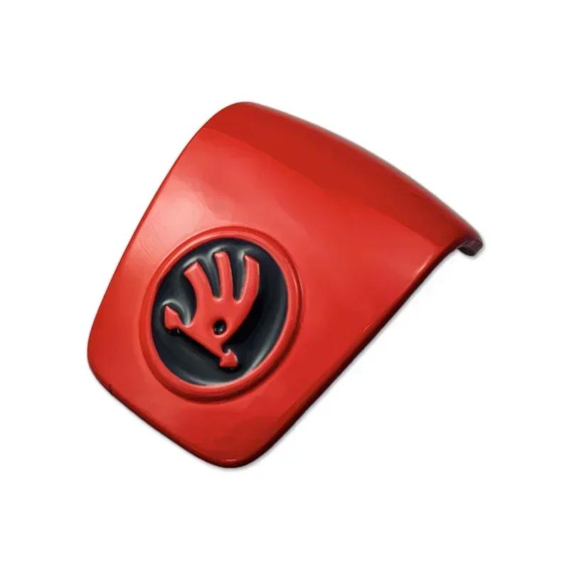 AAAAL1 Car Gear Knob Cap for Skoda Kodiaq Karoq 2 A7 Tour RS Superb Octavia Yeti Fabia Rapid Shift Lever Head Cover Emblem Accessories