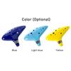 12-Loch Alto C Ocarina Tragbares Musikinstrument mit Schutztasche