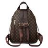 Backpack women's new Korean version of soft leather backpack fashionable and simple multi-purpose messenger breast bag women's small backpack tide
