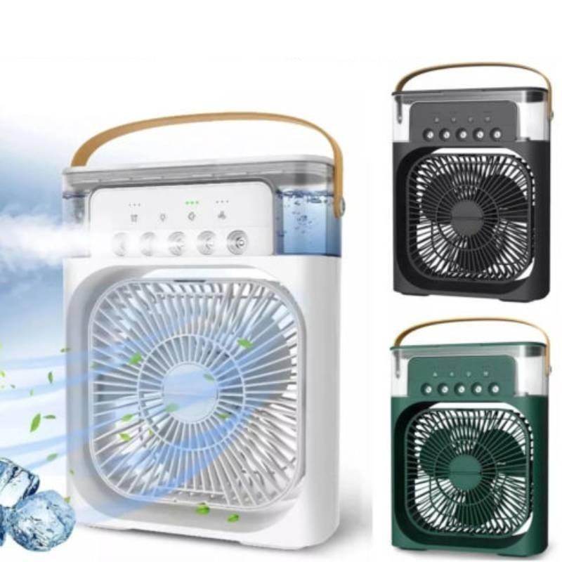 Mini Desktop Cooling Fan With Mist Spray Usb Powered Quiet Portable Air Conditioner For Dorm Room And Office In Five Colors