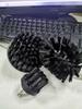 2/3.5/4'' Electric Scrubber Brush Drill Extension Rod All Purpose Cleaner Car Detailing Brush Tool Rim Brush Set Car Cleaning