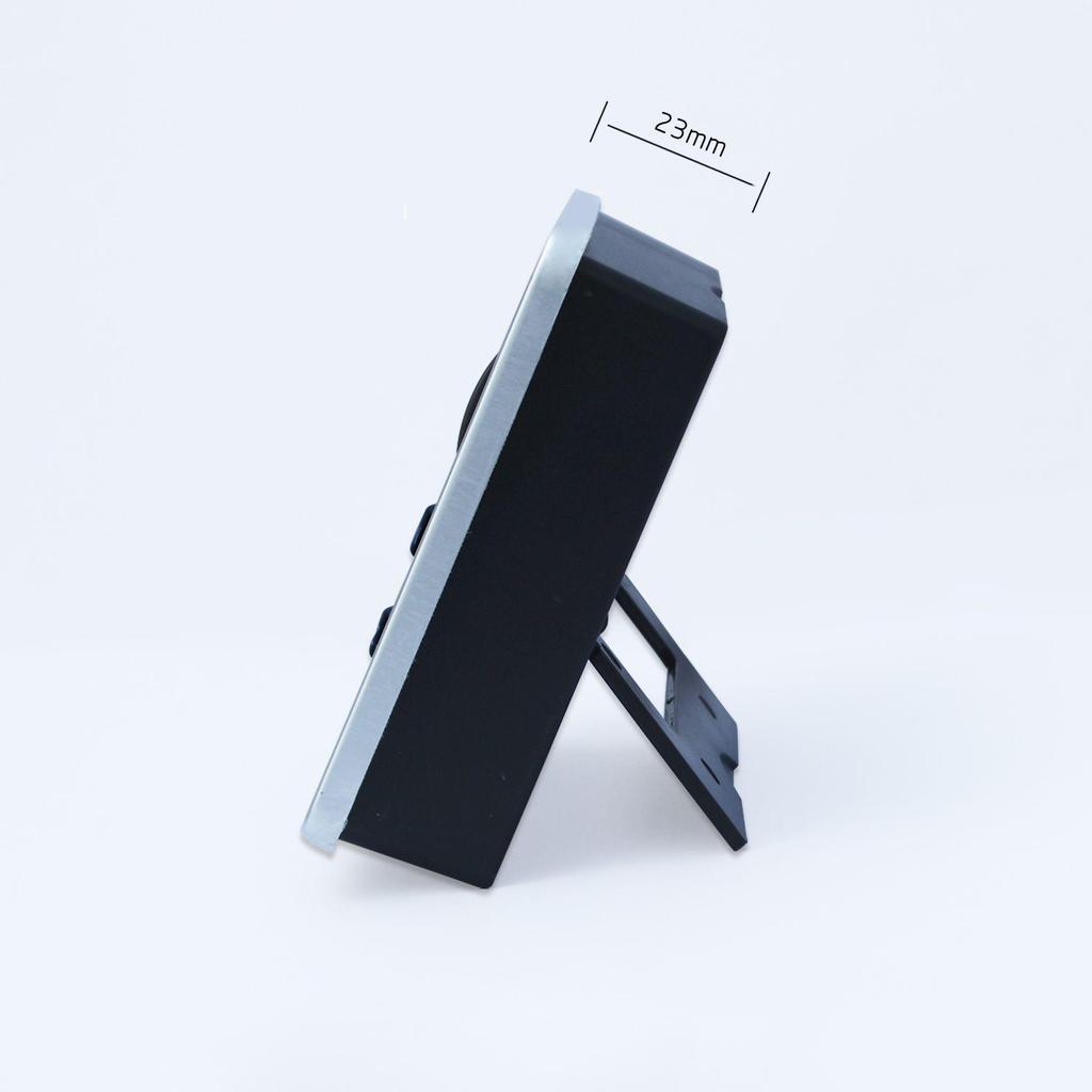 Modern Silent Alarm Clock with LCD Display for All Ages