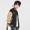 Duoduojia Boys' Sport Style Color-block Baseball Jacket
