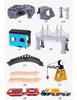 Children's Wooden Electric Train Set with Track - Interactive Educational Toy