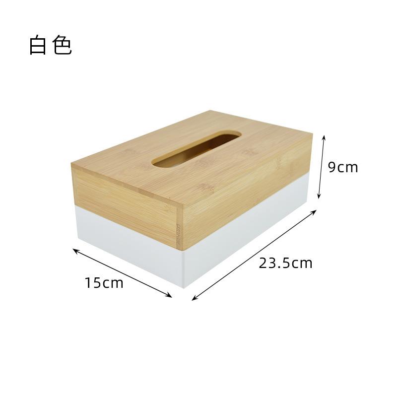 Настольная бамбуковая коробка для хранения салфеток в японском стиле, простая домашняя гостиная, коробка для хранения салфеток