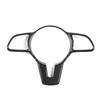 Auto Lenkrad Knopf Rahmen Zierleiste Abdeckung Kohlefaser Glänzend Schwarz für Mercedes Benz A B C E GLC GLA CLA GLS GLE EQC GLB