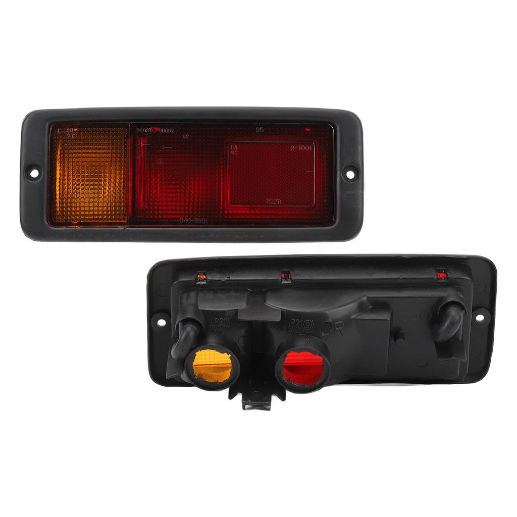 1 Pair Rear Bumper Fog Light Set MR124964 Tail Bumper Fog Lamp Replacement for Pajero Montero Shogun