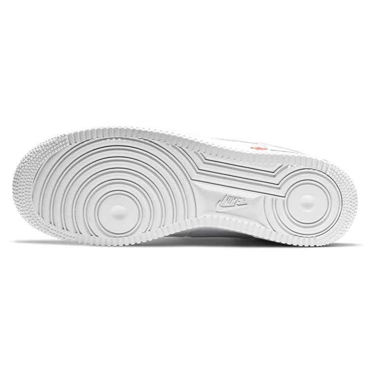 Nike Air Force 1 07 LX Thank You Plastic Bag Unisex Sneakers White University-Red Pine-Green CU6312-100