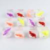 15Pcs Dinosaur Ice Cube Squeeze Toy Anxiety Relieving Clear Cube Sensory Toy Soft Stretchy Transparent Stress Ball Focus Aid Relaxation Tools