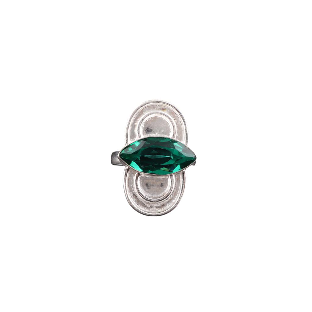 Chrome Diopside Gemstone 925 Sterling Silver Jewelry Handcrafted Ring For Women RR-34-7