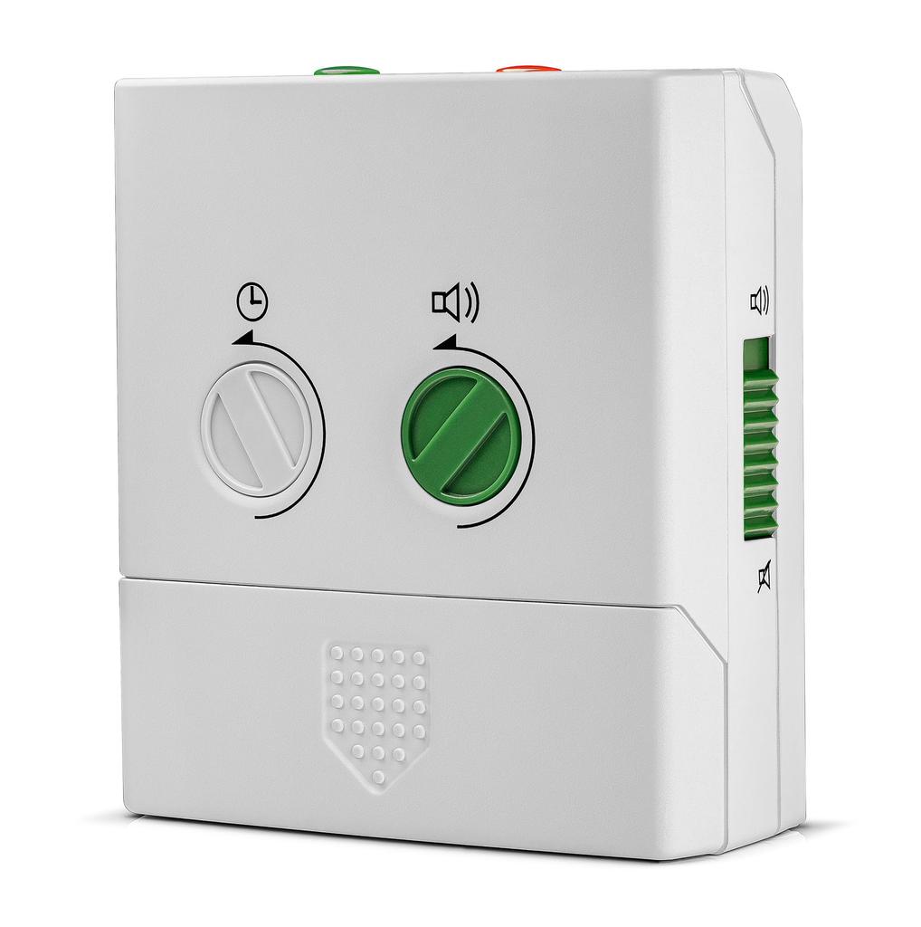 Braun Travel Alarm Clock, White, BC05W