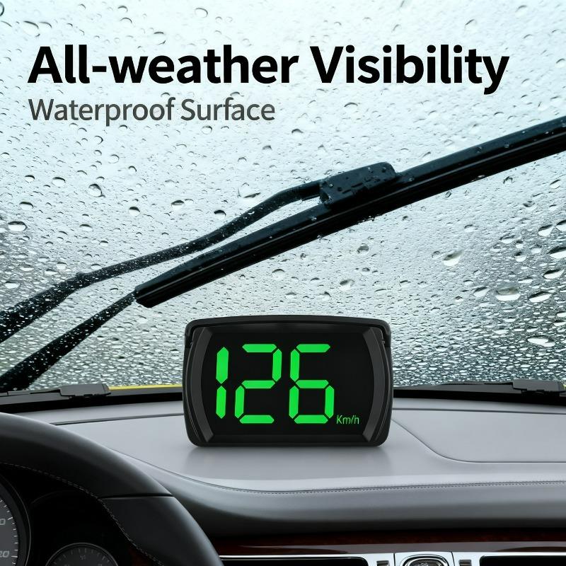 Head-up Display Driving Safety Assistant for (HUD) Vehicles GPS Speedometer Car Digital Head Up Display Shows Real Time Speed