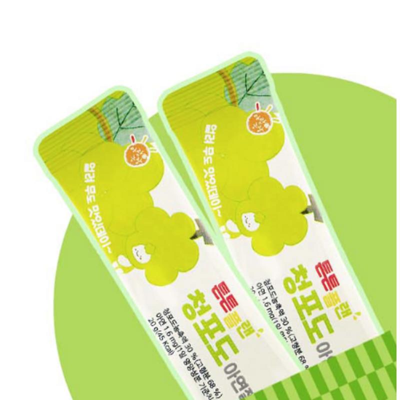 Aram Farm Strong Plan Green Grape Zinc Jelly 20p, 400g, 1 piece