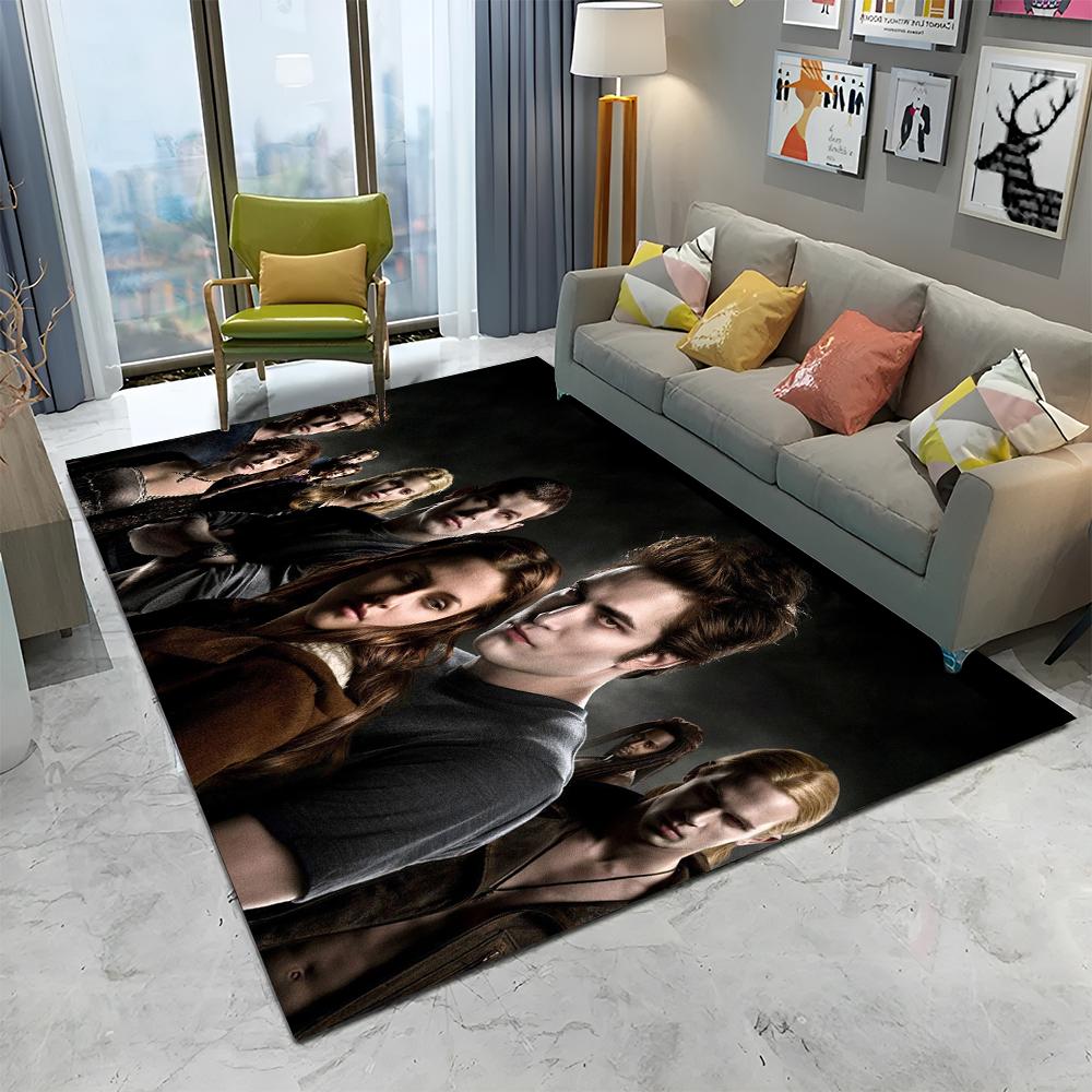 3D-Druck The Twilight Saga HD Teppich für Zuhause Wohnzimmer Schlafzimmer Sofa Fußmatte Dekor, Kinder Spielbereich Teppich Rutschfeste Bodenmatte