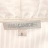 unused NARACAMICIE Striped Pattern Long sleeve Frill blouse white Tagged Women Used