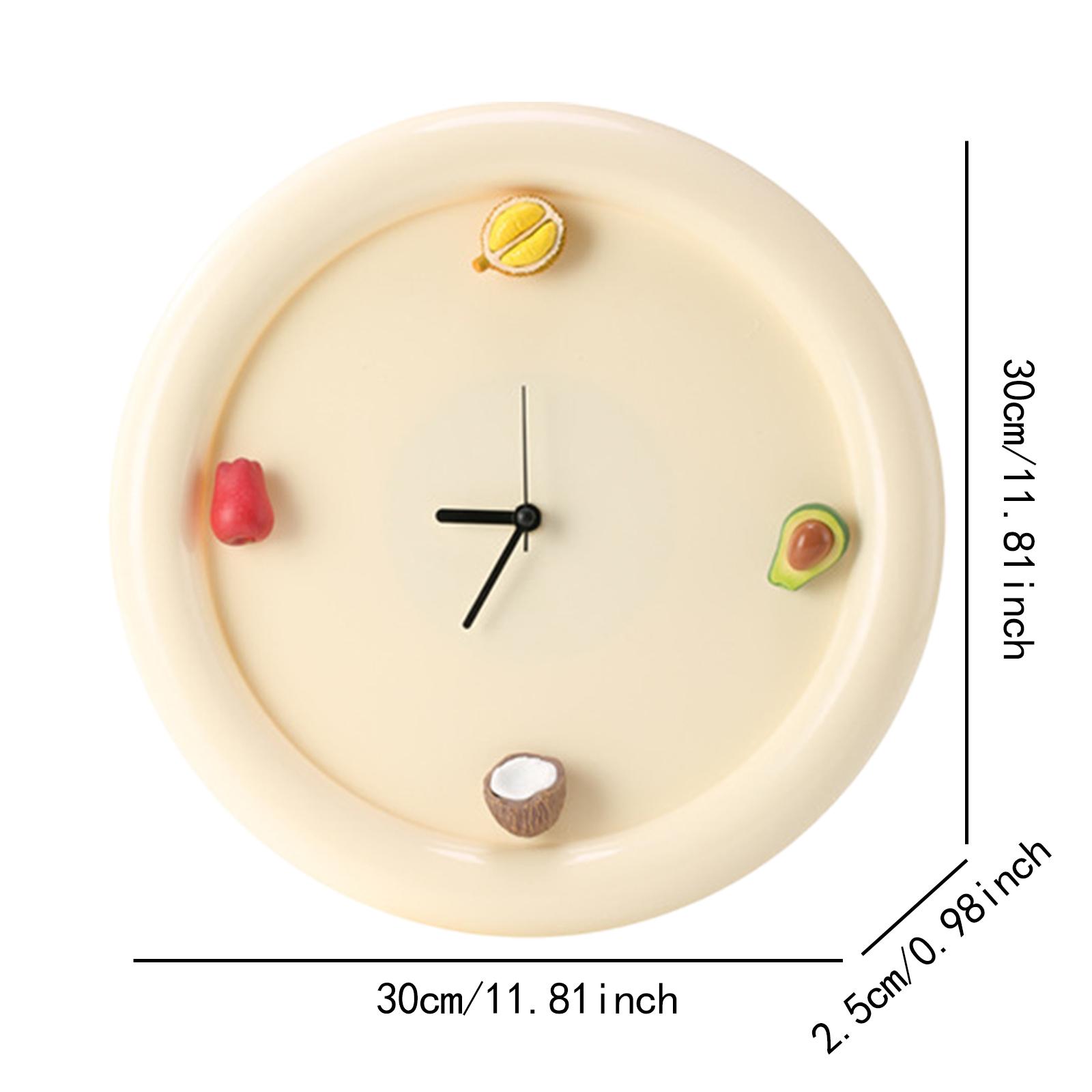 

Wall Clock Fashion Silent Modern Creative Rustic Decorative Clock Small Clock for Dining Room Home Office Bathroom Decor