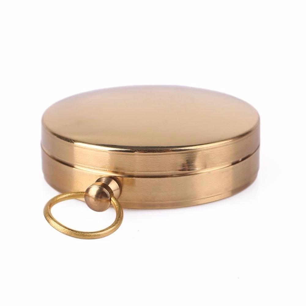 Luminous Compass Flip Up Cover Multi Functional Shakeproof Hiking Compass Camping Survival Tools