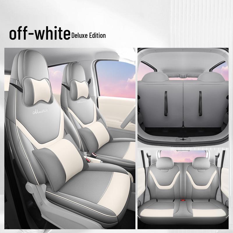 26 Model Wuling Hongguang Mini EV Seat Covers - Macaron Edition, All-Season Cushions