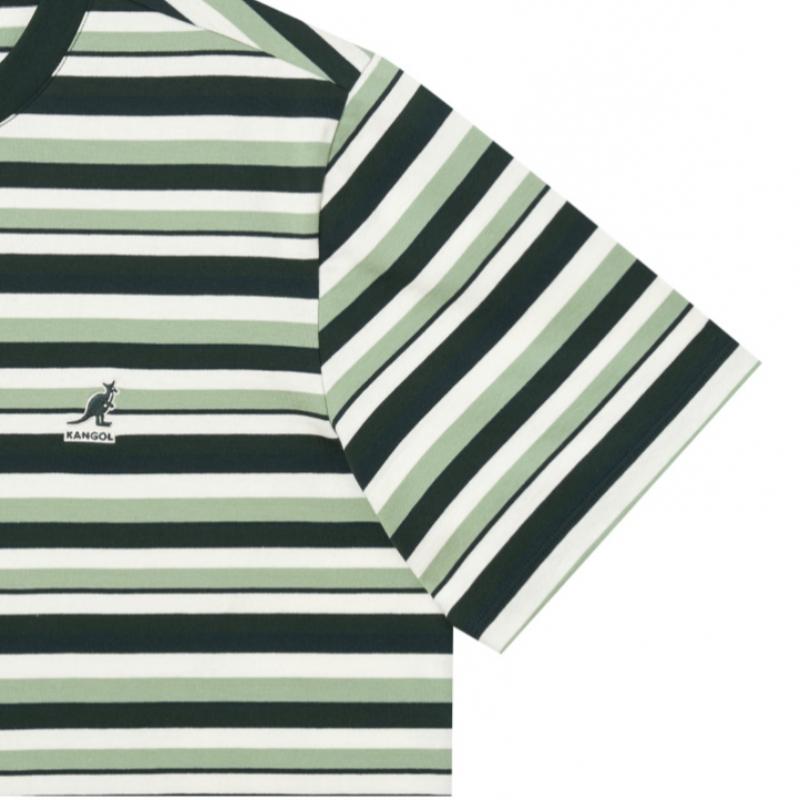 Kangol MulTi STripe T shirT 2819 Green