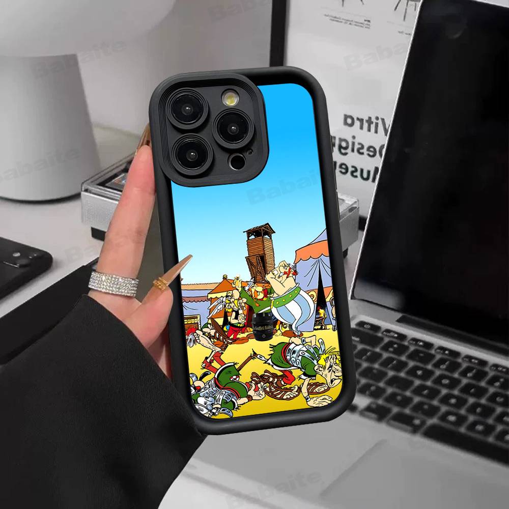 A-Asterix Et O-Obelix M-Manga Phone Case For IPhone 17 16 15 14 13 12 11 Pro Max Mini Plus Soft TPU Back Cover