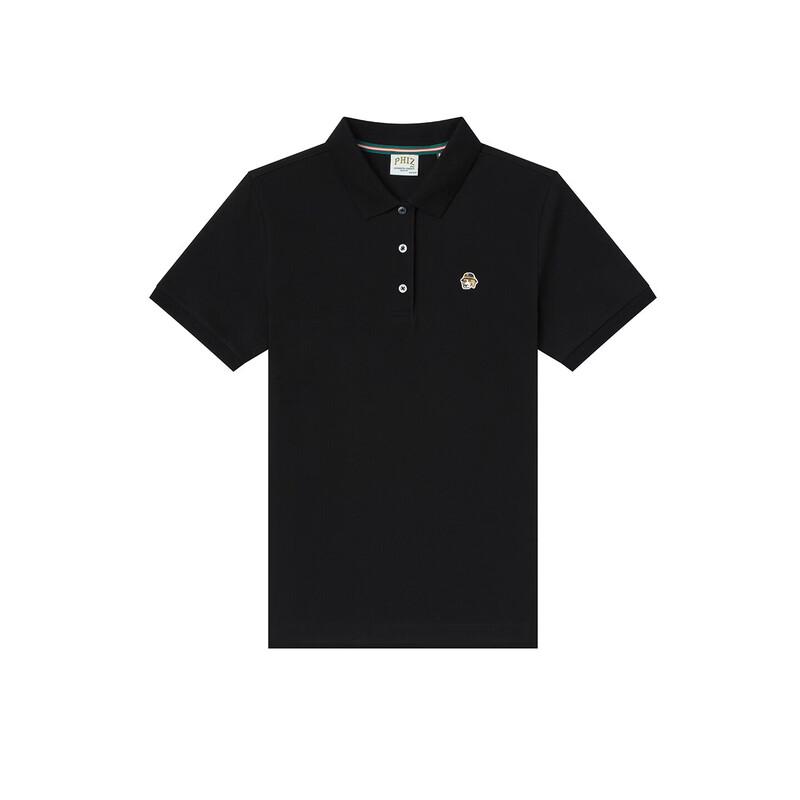 HAZZYS Women's PHIZ Series Three-Button Short-Sleeve Polo Shirt