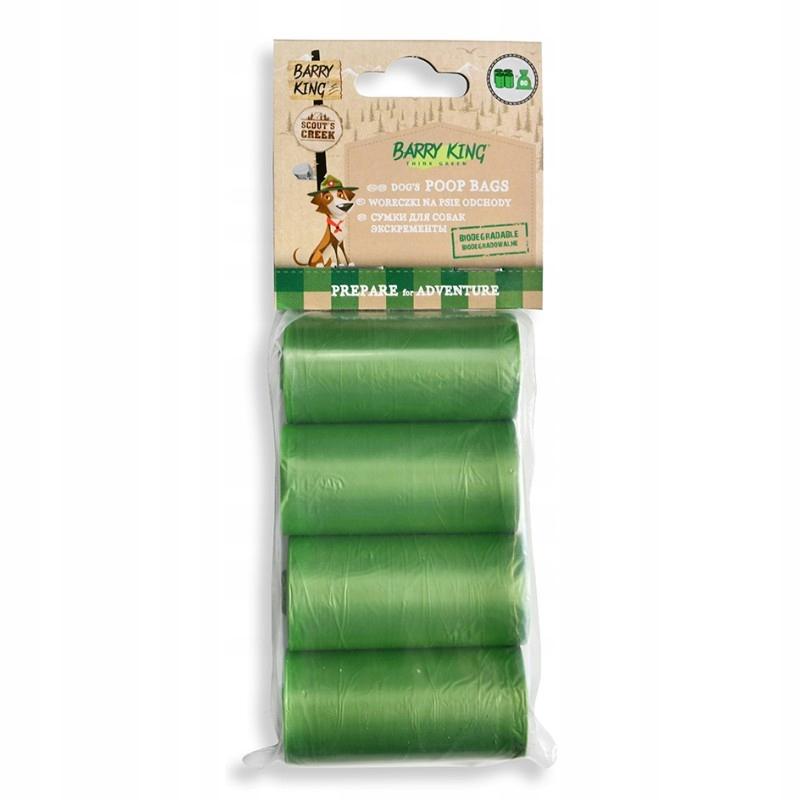 Dog Waste Bags, Green, Ecological, 4x20 Pcs.
