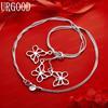 925 Sterling Silver Simple Hollow Butterfly Necklace - Banquet Gift Jewelry