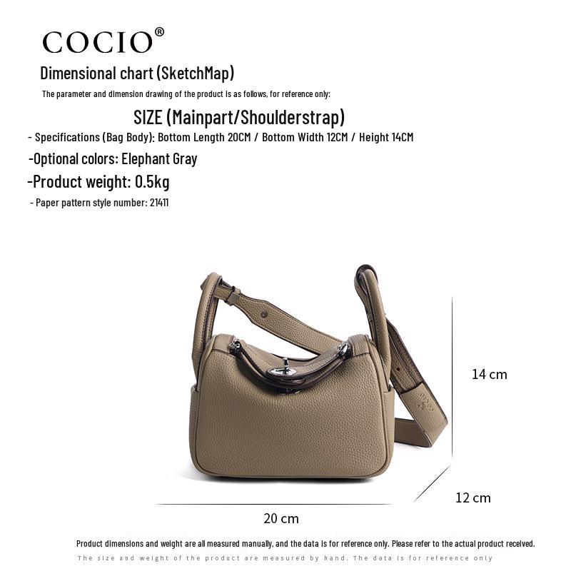 Korean Style Large Crossbody Pillow Bag - Women's High-End Commuting Shoulder Bag