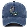 New  Skull Print Baseball Cap For Halloween Party Decoration Hat, Breathable, Comfortable And Adjustable